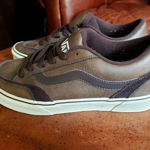 Men's Van's Holder Shoe - Leather 10.5